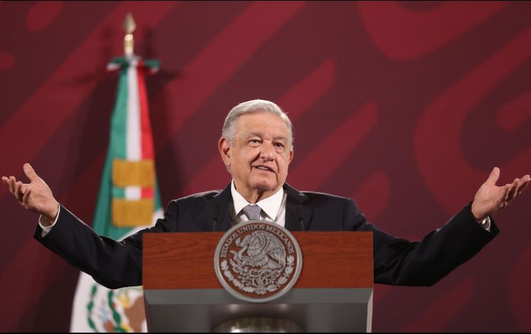 López Obrador señaló que Vicente Fox está asegurando que García Luna es inocente. EFE/S. GUTIÉRREZ
