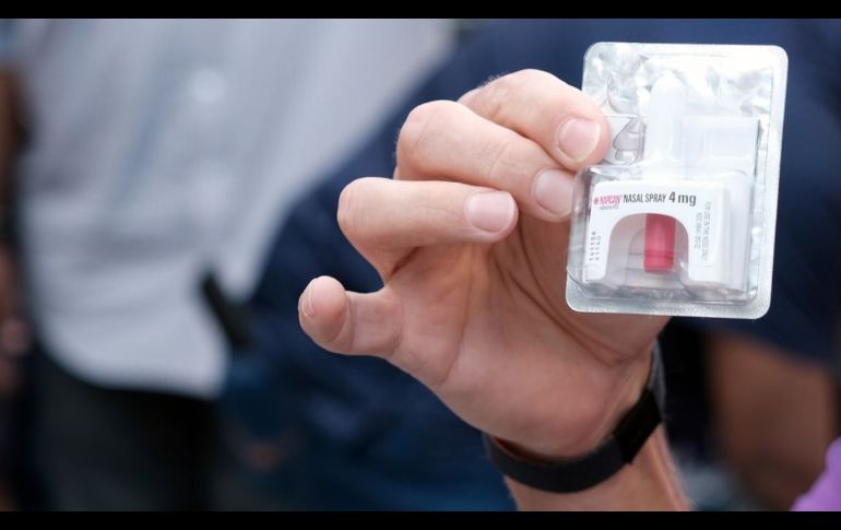 La compañía informó que Narcan estará disponible sin receta en Estados Unidos a fines del verano.ESPECIAL