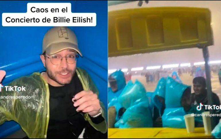 El joven detalló que se estaba 