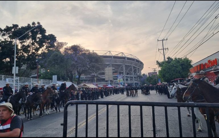 Blindado en su totalidad se encuentra el Estadio Jalisco. EL INFORMADOR