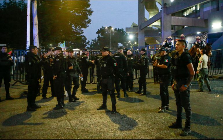 Los policías de Guadalajara fueron apoyados por colegas zapopanos y estatales, además de la Policía Vial y la Guardia Nacional. EL INFORMADOR/C. Zepeda