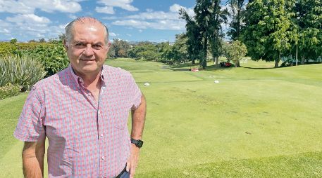 Rafael Alarcón está siempre al tanto del desarrollo de nuevos talentos en el golf, y desde su visión, estima que de Jalisco saldrán más referentes. EL INFORMADOR/ P. Gallardo