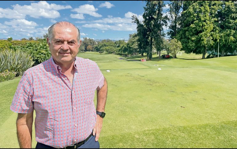 Rafael Alarcón está siempre al tanto del desarrollo de nuevos talentos en el golf, y desde su visión, estima que de Jalisco saldrán más referentes. EL INFORMADOR/ P. Gallardo