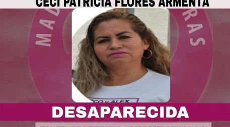 La fotografía de la activista Ceci Patricia Flores Armenta fue ampliamente difundida en redes. ESPECIAL