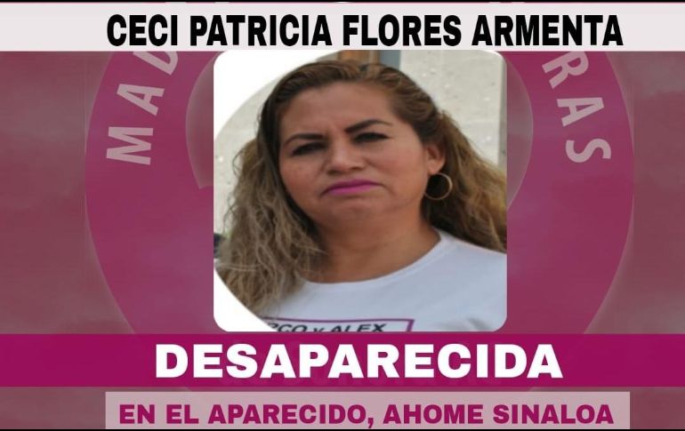 La fotografía de la activista Ceci Patricia Flores Armenta fue ampliamente difundida en redes. ESPECIAL