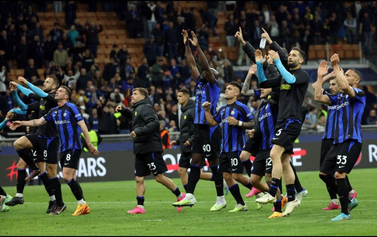 Benfica lo intentó mas no le alcanzó para superar al Inter de Milan. EFE/Mateo Bazzi