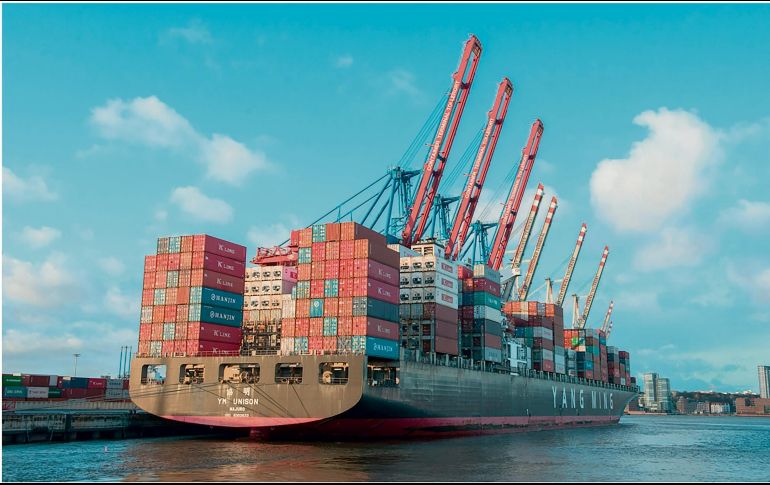 En el primer trimestre de 2023, las exportaciones de México subieron un 6.8 % interanual hasta los 141 mil 082.3 millones de dólares. SUN/ARCHIVO