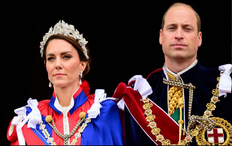 Guillermo y Catalina asistieron a la ceremonia de coronación del rey Carlos III y acapararon las miradas. AP/L. Neal