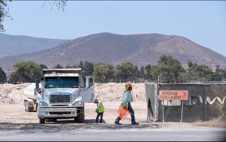 Los trabajos en campo de la Línea 4 del Tren Ligero llevan un 22% de avance. EL INFORMADOR/ CARLOS ZEPEDA