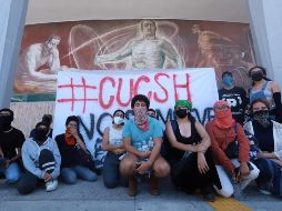 Estudiantes del CUCSH se manifiestan contra cambio a Belenes, EL INFORMADOR/ CARLOS ZEPEDA