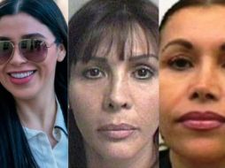 Las tres esposas de Joaquín 'El Chapo' Guzmán y madres de sus hijos. ESPECIAL