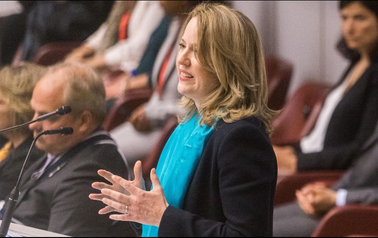 Amy Pope será nueva directora de la OIM, agencia migratoria de la ONU. EFE/P. Albouy