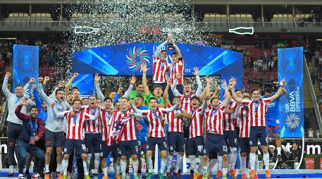 Con goles de Christopher Engelhart y José González, el Tapatío ontuvo el título del Clausura 2023. IMAGO7/S. Laureano