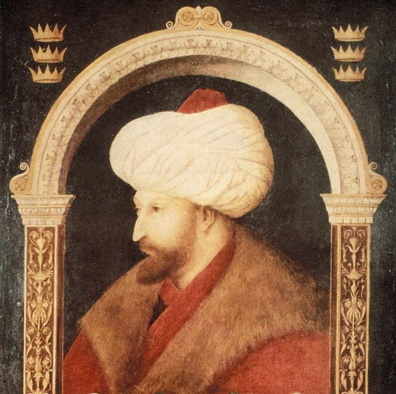 Mehmed II, sultan del Imperio otomano 1451-1481, pintado por Gentile Bellini.