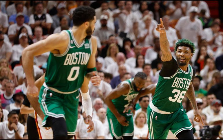 Ningún equipo de la NBA ha logrado remontar un 0-3 en una serie de playoffs en 150 precedentes y los Celtics están a un paso de obrar un auténtico milagro. EFE/R. Wise