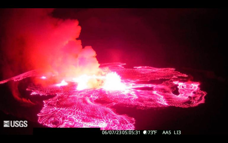 El volcán Kilauea, el segundo volcán más grande de Hawái. AP