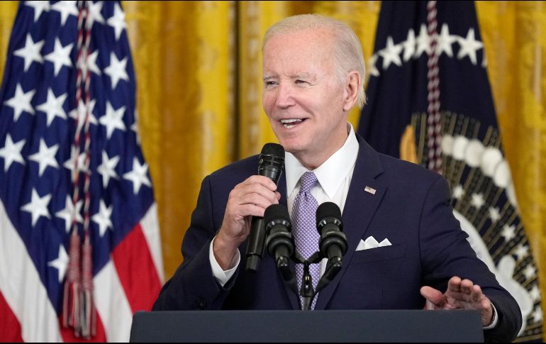 Joe Biden, presidente de los Estados Unidos. EL INFORMADOR/ Archivo