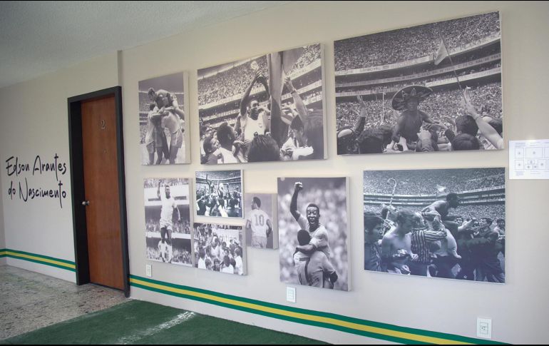 Pelé encabezó una selección brasileña estelar que conquistó la Copa del Mundo de 1970 en México. EFE/ Imagen cedida por la Conferencia Interamericana de Seguridad Social (CISS)