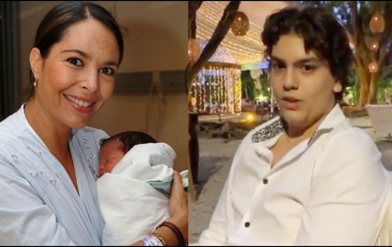 Mariana Levy junto con su hijo, José Emilio. ESPECIAL