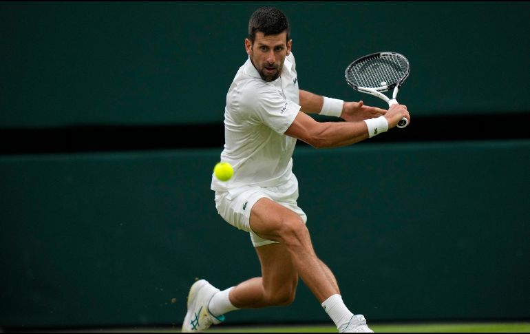 Djokovic quiere ampliar a 24 sus coronas en Grand Slams. AP/A. Grant