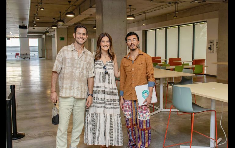 Gibran Julián, Ana Sainz y Diego Peña. GENTE BIEN JALISCO/ Chritian Pérez