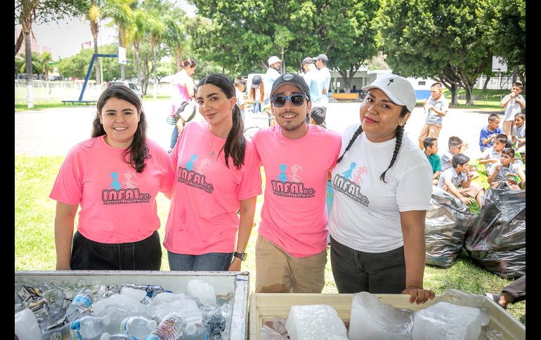 Melissa Rodríguez, Montse García, Alec Lezama y Paulina Chávez. GENTE BIEN JALISCO/ Jorge Soltero