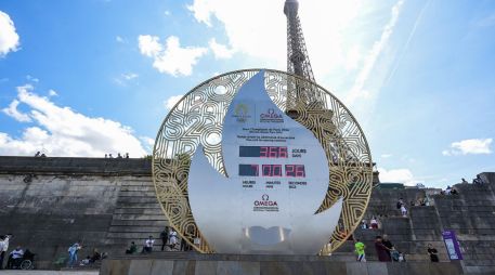 Thomas Bach destacó el símbolo de que esta nueva era se abra en París, cuna del barón Pierre de Coubertin, padre del olimpismo moderno, y un siglo después de la última vez que los Juegos tuvieron lugar en París. AFP / A. Jocard