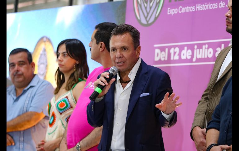 El alcalde de Guadalajara, Pablo Lemus, destacó que se promueve el turismo tanto para el municipio tapatío como para los municipios del interior del estado. EL INFORMADOR / A. Navarro
