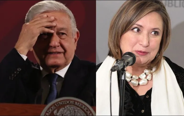 López Obrador prometió en la mañanera del lunes 7 de agosto, que no volvería a mencionar el nombre de la senadora panista quien aspira a la candidatura presidencial por el bloque opositor. ESPECIAL / SUN y NTX