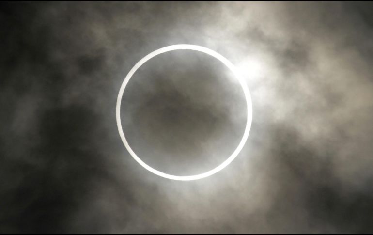 Eclipse anular de sol. La península de Yucatán está en la trayectoria de la anularidad. EFE/Archivo