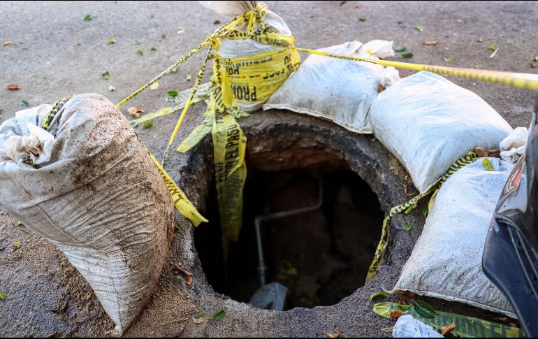 Los túneles se encuentran en la calle Monte Everest, entre Monte Aconcagua y Sierra Madre. EL INFORMADOR / H. Figueroa