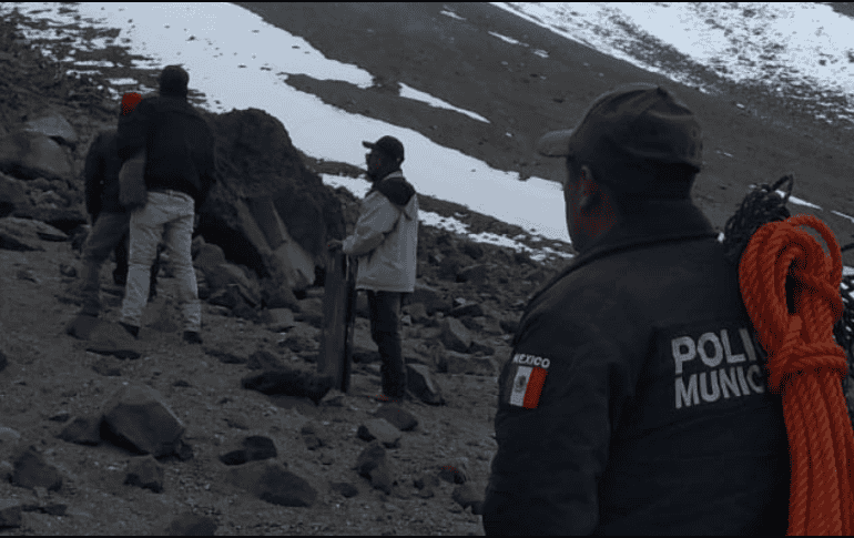Cuatro alpinistas perdieron la vida mientras intentaba subir el Pico de Orizaba. Las víctimas ya fueron identificadas. Cortesía/ PC Estatal Puebla.