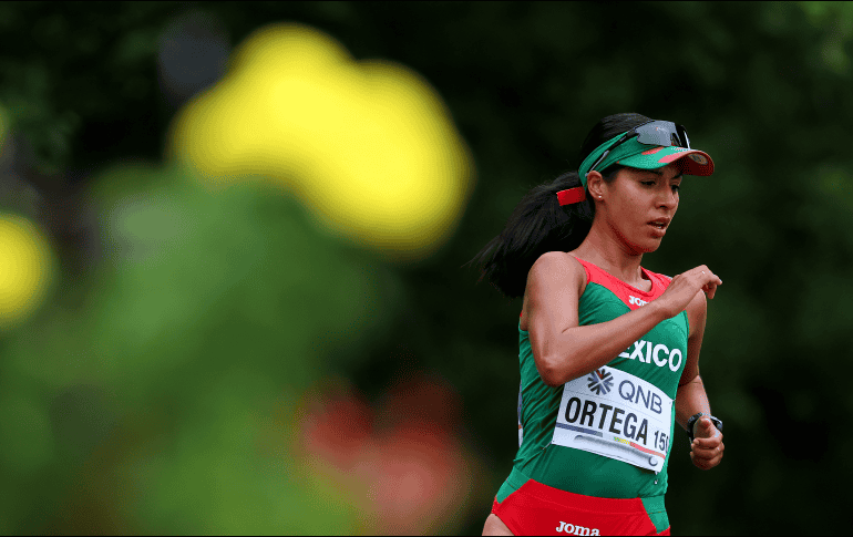 La marchista Alejandra Ortega tuvo una participación histórica para nuestro país dentro de la prueba de los 35 kilómetros. AFP / ARCHIVO