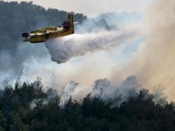 En total, en lo que va de 2023, en Grecia han ardido ya unas 150.000 hectáreas. EFE