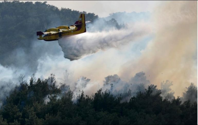 En total, en lo que va de 2023, en Grecia han ardido ya unas 150.000 hectáreas. EFE