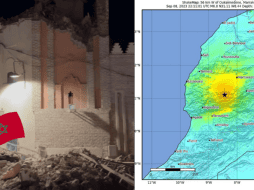 La noche del viernes en Marruecos se registró un fuerte terremoto que, hasta el momento el saldo de decesos es de 296. EFE/ redes sociales.