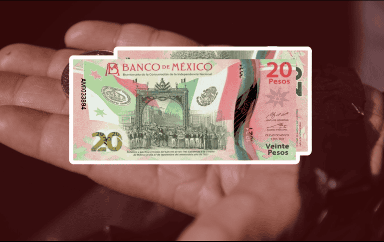 Este billete es un ejemplar premiado por la High Security Printing. EL INFORMADOR / ARCHIVO
