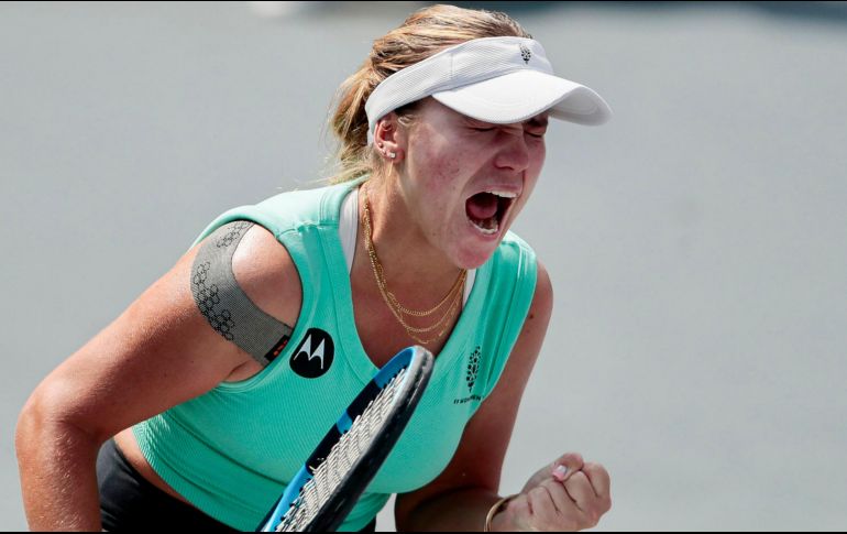 Con su victoria, Kenin consiguió colocarse ya en los cuartos de final del torneo en Zapopan. ESPECIAL/GDL Open AKRON