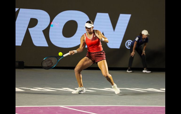 La rankeada 111 del mundo, venció con parciales de 3-6, 7-6 y 6-3 a Trevisan con una demostración de temple que le permitió venir de atrás. EL INFORMADOR / A. Navarro