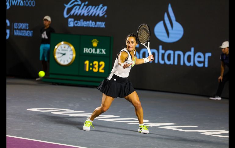 La rankeada 111 del mundo, venció con parciales de 3-6, 7-6 y 6-3 a Trevisan con una demostración de temple que le permitió venir de atrás. EL INFORMADOR / A. Navarro