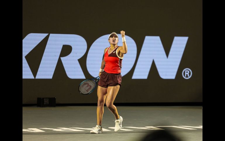 La rankeada 111 del mundo, venció con parciales de 3-6, 7-6 y 6-3 a Trevisan con una demostración de temple que le permitió venir de atrás. EL INFORMADOR / A. Navarro