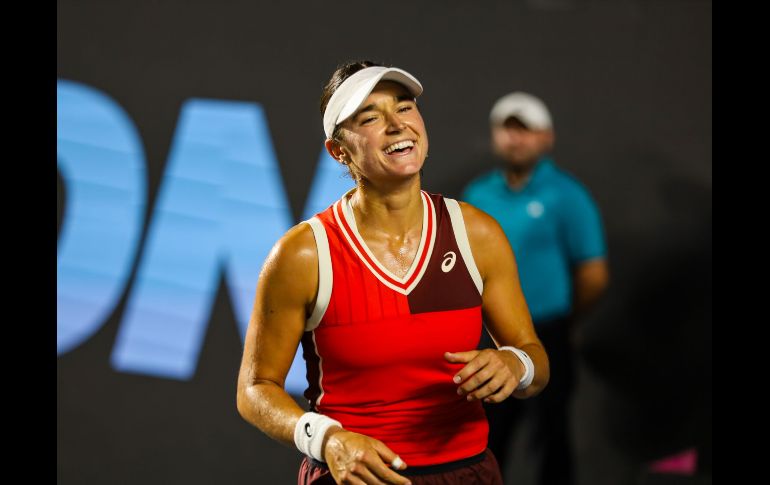 La rankeada 111 del mundo, venció con parciales de 3-6, 7-6 y 6-3 a Trevisan con una demostración de temple que le permitió venir de atrás. EL INFORMADOR / A. Navarro