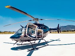 El helicóptero te puede llevar a otra ciudad o hacer un circuito en las cercanías de la Zona Metropolitana de Guadalajara.