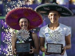 Hunter y Mertens, máximas favoritas al título en el WTA 1000 en Zapopan, hicieron válidos los pronósticos.EFE