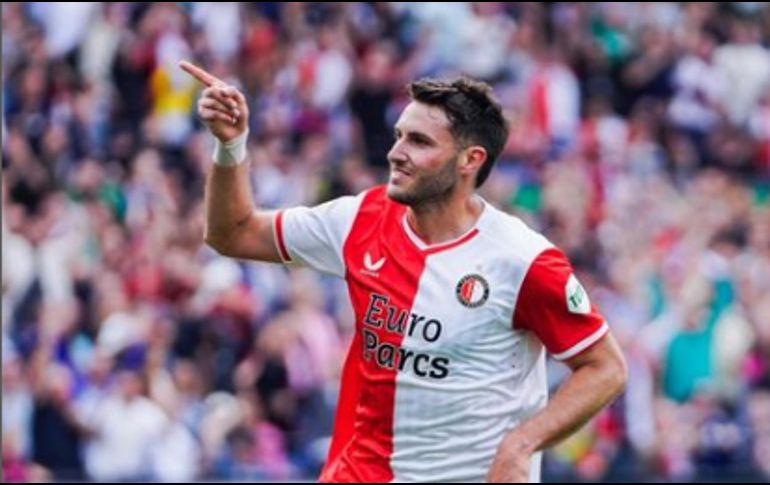 Santiago Gímenez tiene una buena racha en Europa. INSTAGRAM/@sant.gimenez