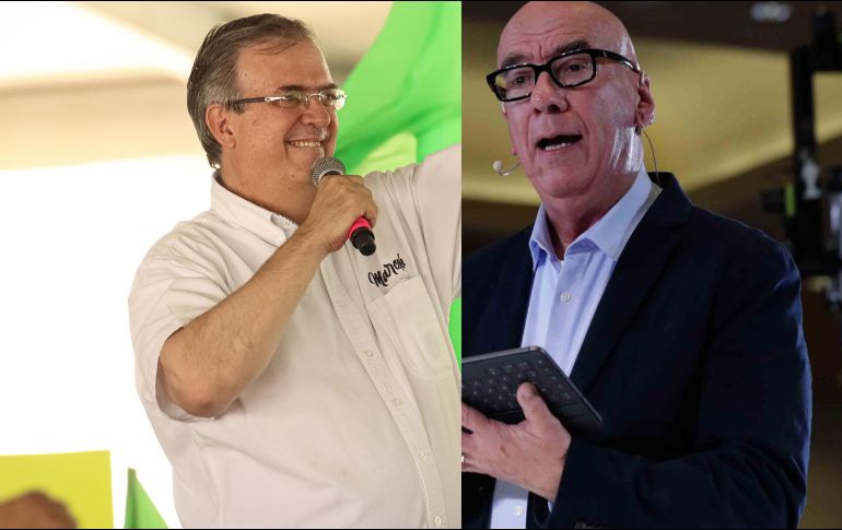 Dante Delgado fue cuestionado sobre la posibilidad de que Marcelo Ebrard se registre como aspirante externo a dicha candidatura. ESPECIAL / EL INFORMADOR y SUN