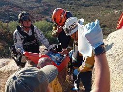 En el estado de Baja California, las autoridades migratorias prestaron asistencia a 11 mexicanos que intentaban llegar a Estados Unidos, además de rescatar al herido y localizar a los fallecidos. EFE / INM
