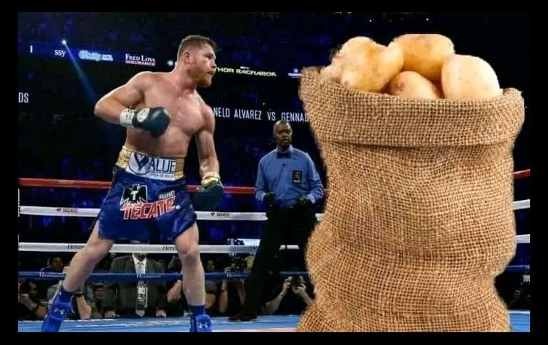 Saúl Álvarez, mejor conocido como el Canelo consiguió otra victoria y en el medio dejó varios memes. ESPECIAL.