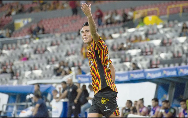 Walter Gael Sandoval marcó el segundo gol frente a los Mineros. ESPECIAL/ Leones Negros