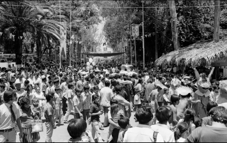 Las Fiestas de Octubre se celebraban en el Agua Azul. EL INFORMADOR/ ARCHIVO